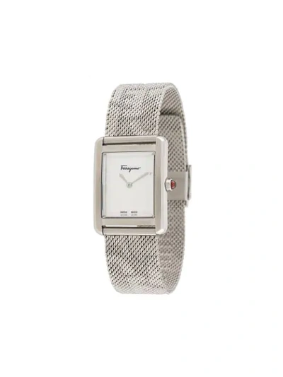 Ferragamo Portrait Lady 24x32mm Watch In Metallic