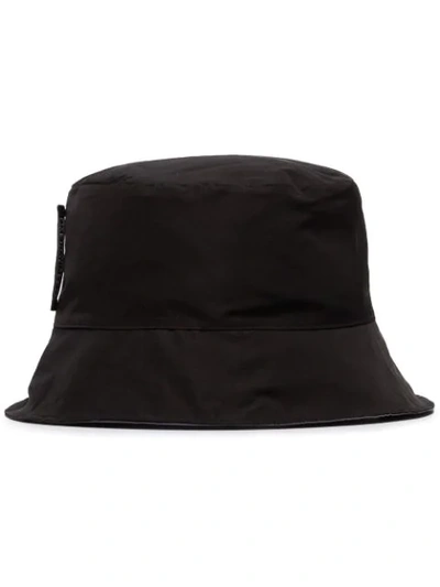 Issey Miyake Reversible Bucket Hat In Black