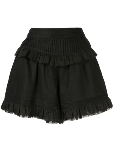 Aje Morton High Waisted Shorts In Black