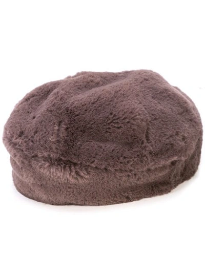 Eugenia Kim Shearling Hat In Brown