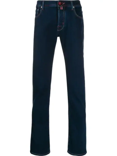 Jacob Cohen Mid-rise Slim Fit Jeans In Blue
