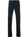 Jacob Cohen Mid-rise Straight Leg Jeans In Blue