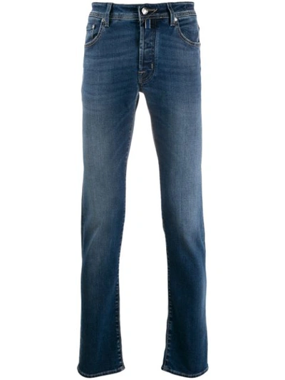 Jacob Cohen Mid-rise Straight Leg Jeans In Blue