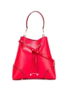 Michael Michael Kors Medium Pebbled Shoulder Bag In Red