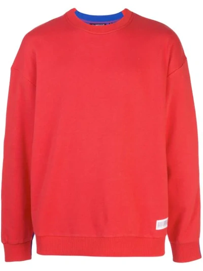 Mostly Heard Rarely Seen Fanatic Crew Neck Sweatshirt In Red