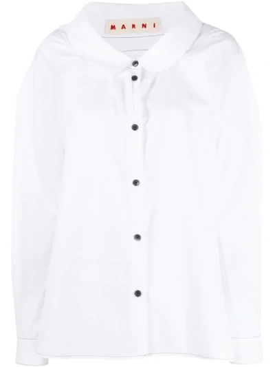 Marni Loose Button-up Shirt In White