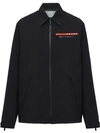Prada 'linea Rossa' Hemdjacke In Black