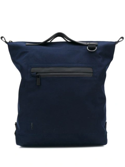 Ally Capellino Hoy Travel Cycle Backpack In Blue