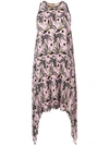 Kenzo Flying Phoenix Dress In Pink