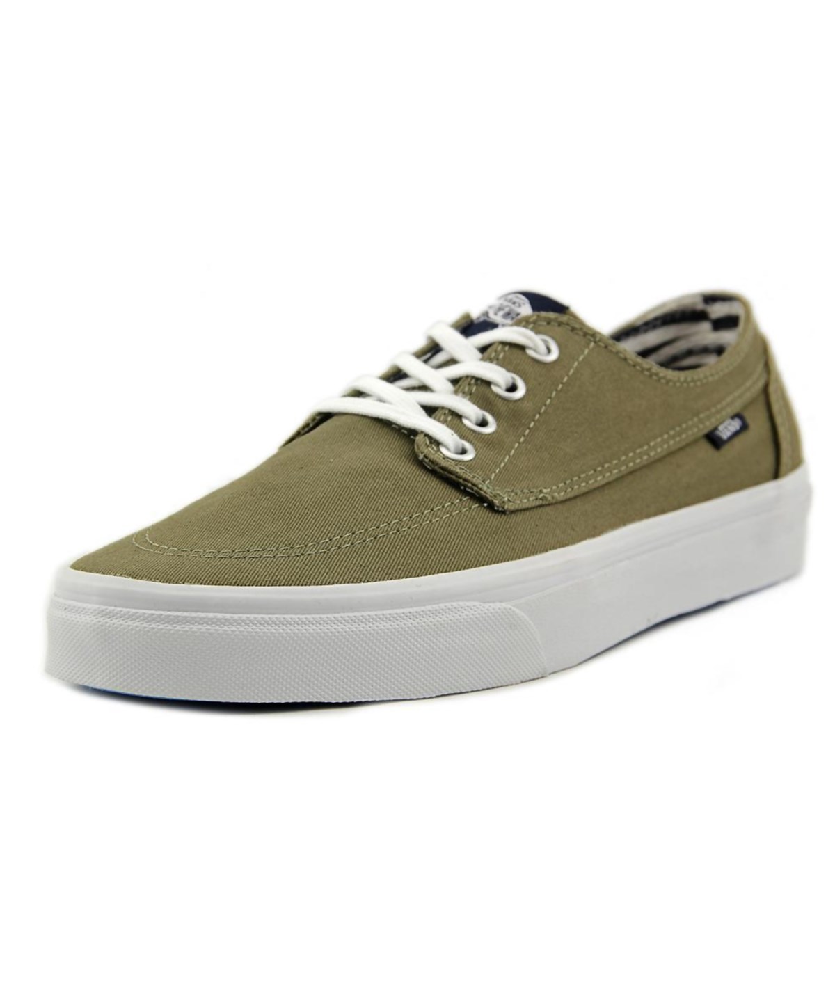 Vans Brigata Round Toe Canvas Sneakers' In Green | ModeSens
