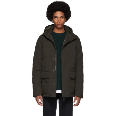 Norse Projects Green Down Nylon Willum Jacket In 8109/ Beec