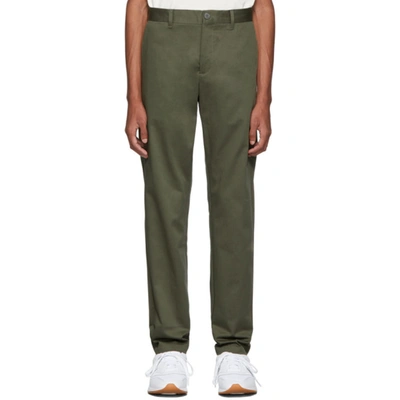 Norse Projects Green Albin Chino Trousers In 8098/ Ivy