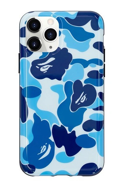 Pre-owned Bape  Abc Camo Iphone 11 Pro Case Blue