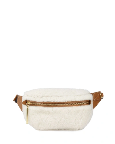 3.1 Phillip Lim / フィリップ リム Shearling Slim Bum Belt Bag In Neutral