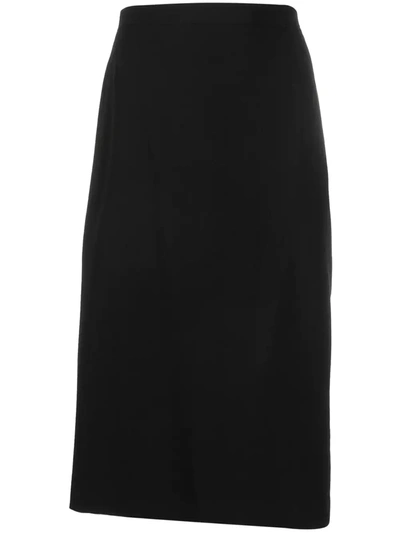 Pre-owned Maison Margiela 1990s Pencil Skirt In Black