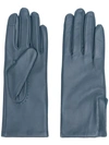 Filippa K Side Zipped Gloves In Blue