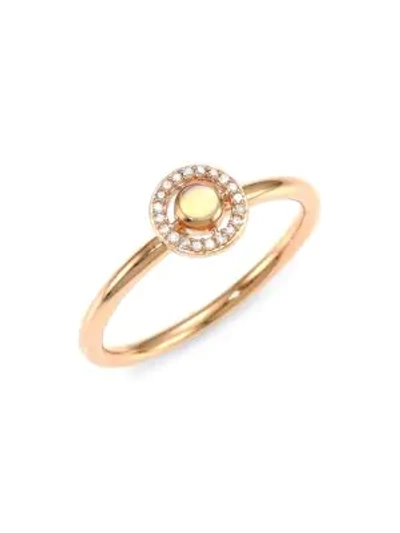 Astley Clarke Women's 14k Rose Gold, Opal & Diamond Ring