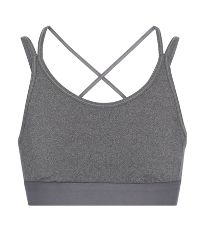 Tory Sport Printed Stretch-tactel Sports Bra In Camo Tory Navy