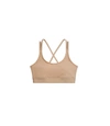 Tory Sport Stretch-jersey Sports Bra In Natural Heather