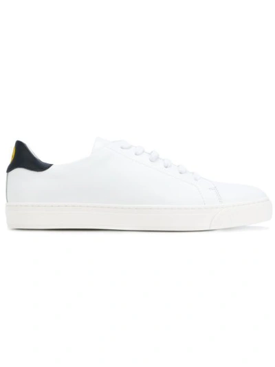 Anya Hindmarch Lace Up Sneakers In White