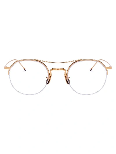 Thom Browne Glasses In K Gold