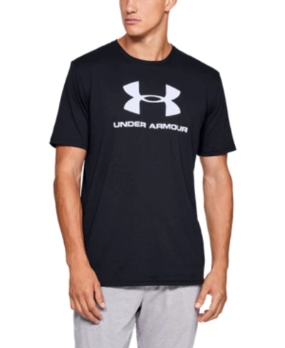 Under Armour Men's Sportstyle Logo T-shirt In Black