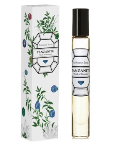 Birthstone Scents Tanzanite Perfume Oil Rollerball, 0.27-oz. In White Box, Clear Roll-on