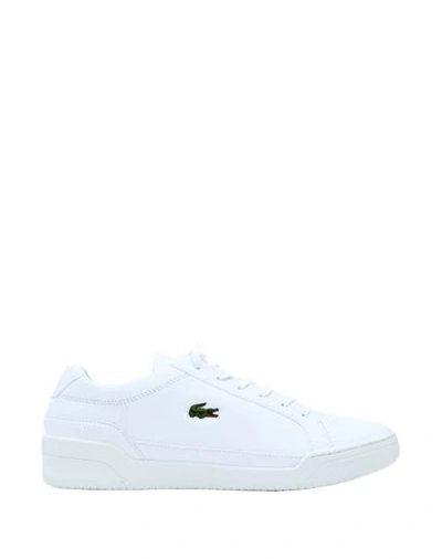 Lacoste Challenge Sneakers In White Leather
