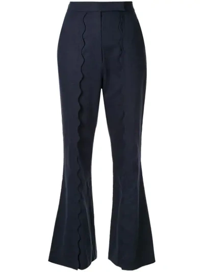 Acler Aslo Trousers In Blue