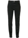 Stella Mccartney Flock-star Skinny Jeans In Blue