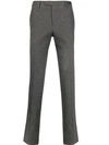 Pt01 Straight-leg Tailored Trousers In Brown