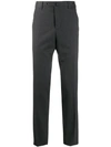 Pt01 Mid-rise Tailored Trousers In Grey