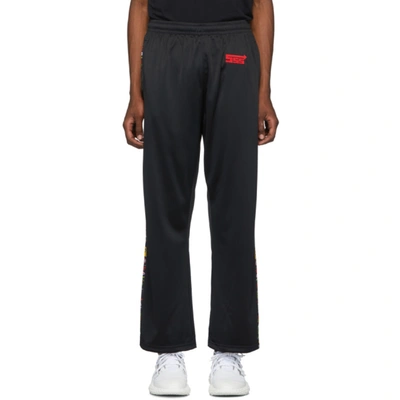 Sss World Corp Contrast Side Panel Joggers In Black