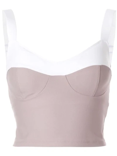 Nylora Marne Tank In Purple ,white