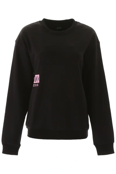 Muf10 Moon Map Sweatshirt In Black