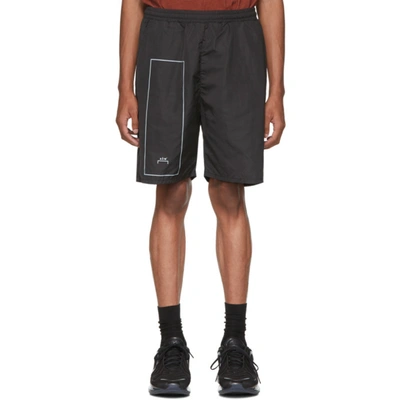 A-cold-wall* Logo Print Track Shorts In Black