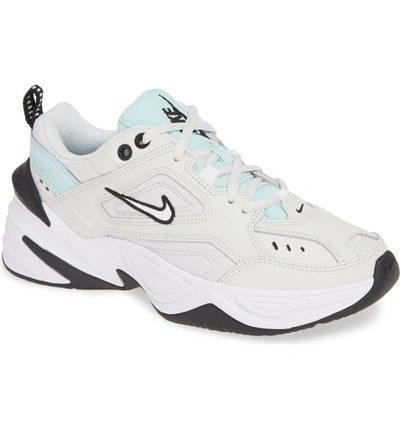 Nike M2k Tekno Sneaker In Platinum Tint/ White/ Teal