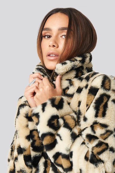 Rut and circle leopard coat clearance