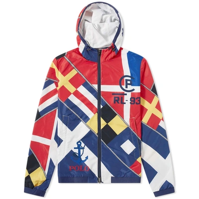 Polo Ralph Lauren Cp93 Sailing Flag Print Windbreaker In Multi