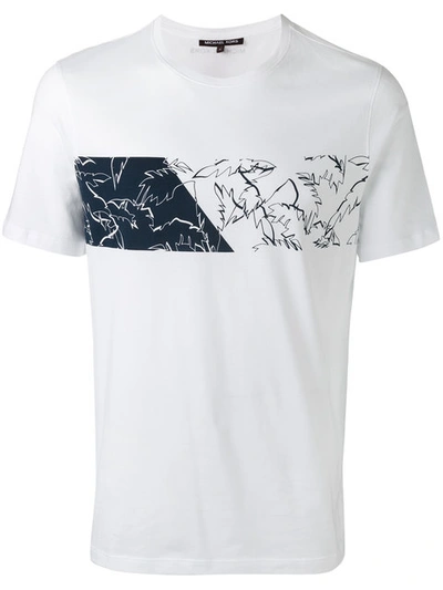 Michael Michael Kors Leaf Print T-shirt | ModeSens