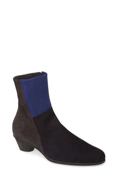 Arche Cynaba Bootie In Lauze/ Castor/ Noir Leather