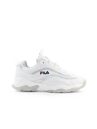 Fila Ray M Low Wmn White Silver Sneaker In White / Silver (white) | ModeSens