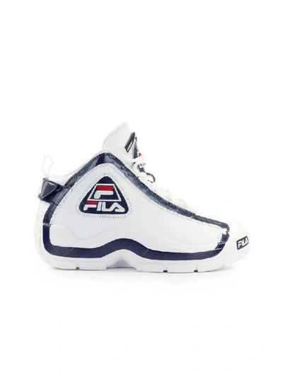 Fila Grant Hill 2 White Navy Blu Red Sneaker In White,blue