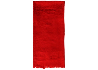 Pre-owned Supreme  Fuck Wool Scarf Red