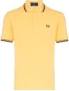 Fred Perry Stripe In Yellow