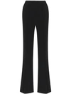 Carolina Herrera Flared Tailored Trousers In Black