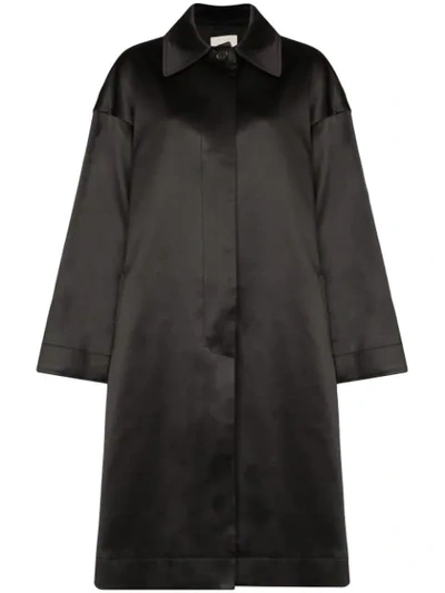 We11 Done We11done Single-breasted Trench Coat In Black