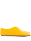 Maison Margiela Tabi Toe Mocassins In Yellow