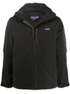 Patagonia Contrast Logo Jacket In Black