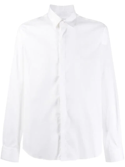 Low Brand Long Sleeved Cotton Shirt In White